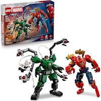 LEGO MARVEL MECH BATTLE SPIDER-MAN VS DOC OCK SET DE MECHS ARTICULADOS